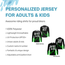 Load image into Gallery viewer, Dirt Bike Personalized Motocross Jersey UPF30+ MX Racing Motorcycle Off-road Long Sleeves NMS1261