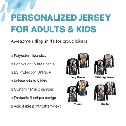 Extreme Enduro Personalized Jersey UPF30+ Adult&Kid 3D Print Off-road Dirt Bike Racing Enduro Motocross| NMS712
