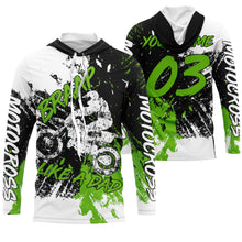 Load image into Gallery viewer, Brap Like A Dad Personalized Riding Jersey Motocross Dad Biker Shirt MX Dirt Bike Racing Dad| NMS521