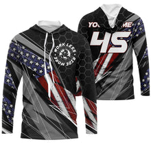 Load image into Gallery viewer, Personalized Racing Jersey UPF30+ Patriotic Work Less Ride More Dirt Bike Motocross Racewear NMS596