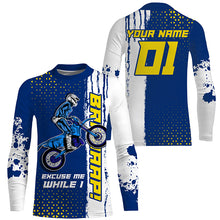 Load image into Gallery viewer, Funny Motocross Jersey UPF30+ Personalized Excuse Me While I Brap Dirt Bike MX Racing Shirt NMS1290