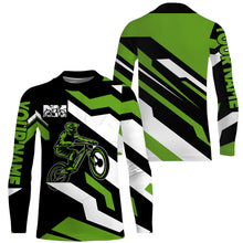 Load image into Gallery viewer, MTB Jersey, Custom Cycling Jersey, Mountain Bike Racing Shirt for Biker Rider UV Protection UPF 30+| JTS491