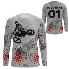 Load image into Gallery viewer, Personalized Motocross Jersey UPF30+ Freestyle FMX Dirt Bike Riders Off-road Motorcycle Racing| NMS671