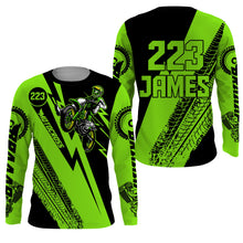Load image into Gallery viewer, Dirt Bike Motocross Jersey Personalized UPF30+ MX Racing Off-road Adult&amp;Kid Motorcycle Rider Shirt| NMS763