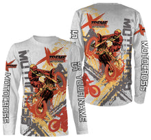 Load image into Gallery viewer, Extreme Motocross Racing All Over Printed Jersey Hoodie T-shirt, Custom Motorcycle Off-road Bike| NMS284