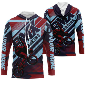 BMX racing jersey Custom UPF30+ Freestyle stunt riding shirts off-road Cycling adult kid racewear| SLC38