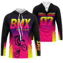 Load image into Gallery viewer, Personalized Pink BMX jersey adult kid bike shirts UPF30+ Freestyle cycling bicycle motocross gear| SLC43