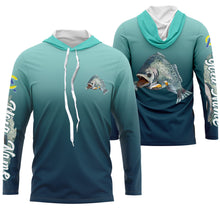 Load image into Gallery viewer, Speckled Trout fishing custom name with Trout drinking beer ChipteeAmz's art UV protection shirts AT014