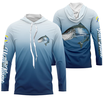 Salmon fishing custom name with funny Salmon ChipteeAmz's art UV protection shirts AT027