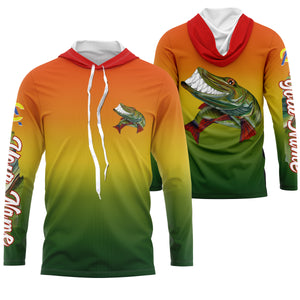 Musky fishing custom name with funny Muskie ChipteeAmz's art UV protection shirts AT025