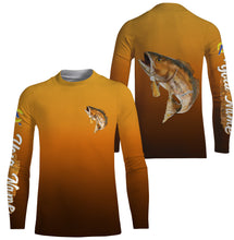 Load image into Gallery viewer, Redfish fishing custom name with Redfish drinking beer ChipteeAmz's art UV protection shirts AT013