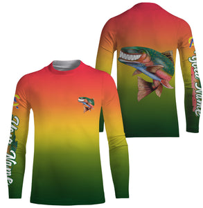 Trout fly fishing custom name with funny Trout ChipteeAmz's art UV protection shirts AT010