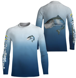 Salmon fishing custom name with funny Salmon ChipteeAmz's art UV protection shirts AT027