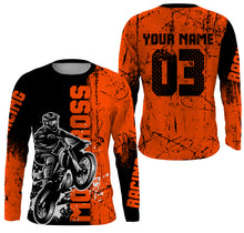 Load image into Gallery viewer, Orange Custom Motocross Jersey UPF30+ Adult&amp;Kid Dirt Bike Off-Road MX Brap Motorcycle Shirt| NMS853