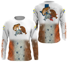 Load image into Gallery viewer, Texas Slam fishing drink beer with ChipteeAmz's art custom name UV protection UPF +30 shirts AT002