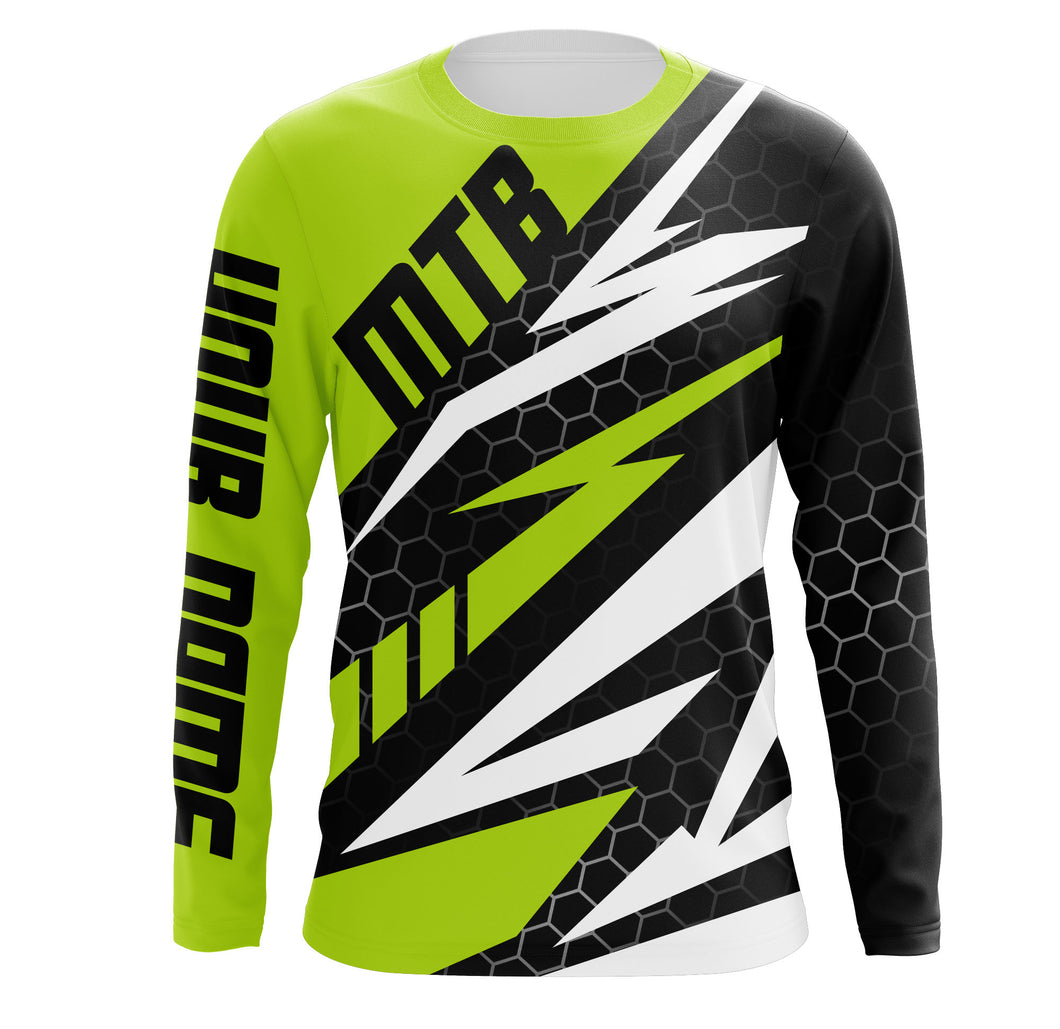 MTB Road Shirt UV Protection UPF 30+, Mountain Bike Jersey Off-road Racing Custom Cycling Jersey| JTS469