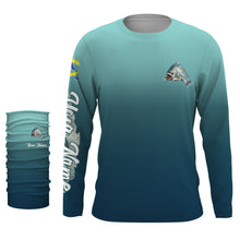 Load image into Gallery viewer, Speckled Trout fishing custom name with Trout drinking beer ChipteeAmz's art UV protection shirts AT014