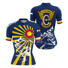 Load image into Gallery viewer, Colorado men/women cycling jersey with pockets UPF50+ State flag bike shirt mountain bike BMX Gear| SLC171