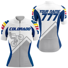 Load image into Gallery viewer, CO Colorado BMX Cycling Jersey Custom Name&amp;Number Mens &amp; Womens Bicycle Motocross Biking Riders| NMS795