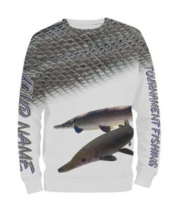 Alligator Gar tournament fishing customize name all over print shirts personalized gift NQS179