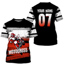 Load image into Gallery viewer, Custom Motocross Racing Jersey UPF30+ UV Protect, Dirt Bike Wheel Mark Off-Road Riders Racewear| NMS442