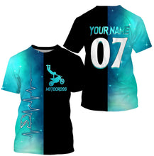 Load image into Gallery viewer, Motocross Heartbeat Personalized Jersey Biker Girl Shirt Motorcycle Off-road Women Racing Tournament| NMS498