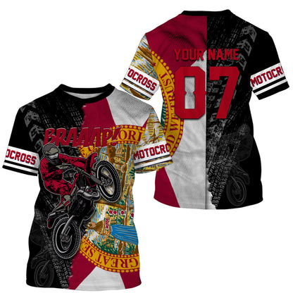 Florida Motocross Jersey Brap Custom Youth Mens Womens FL Dirt Bike Off Road MX Motorcycle| NMS828