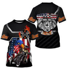 Load image into Gallery viewer, American Eagle Biker Jersey UPF30+ Anti UV Personalized Motorcycle Off-road Racing Patriotic Racewear| NMS462
