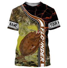 Load image into Gallery viewer, Flounder fishing custom name with ChipteeAmz's art UV protection shirts AT020
