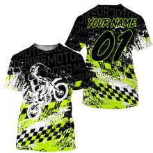 Load image into Gallery viewer, Personalized Motocross Jersey Custom Number Tire Track Motorcycle Shirt Off-Road Dirt Bike Racing| NMS550