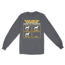 Load image into Gallery viewer, Black and Tan Coonhound Standard Long Sleeve | Funny Guide to Training dog - FSD1090D08