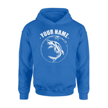 Load image into Gallery viewer, Custom name sturgeon fishing tattoos shirt Hoodie shirt - NQSD310