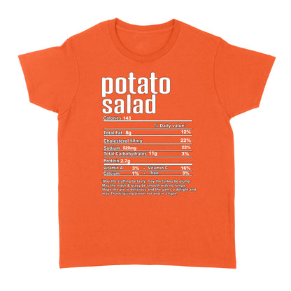 Potato salad nutritional facts happy thanksgiving funny shirts - Standard Women's T-shirt