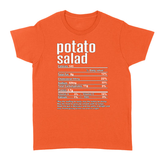 Potato salad nutritional facts happy thanksgiving funny shirts - Standard Women's T-shirt