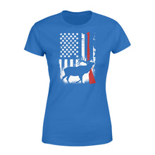 Load image into Gallery viewer, Elk hunting US gun flag
