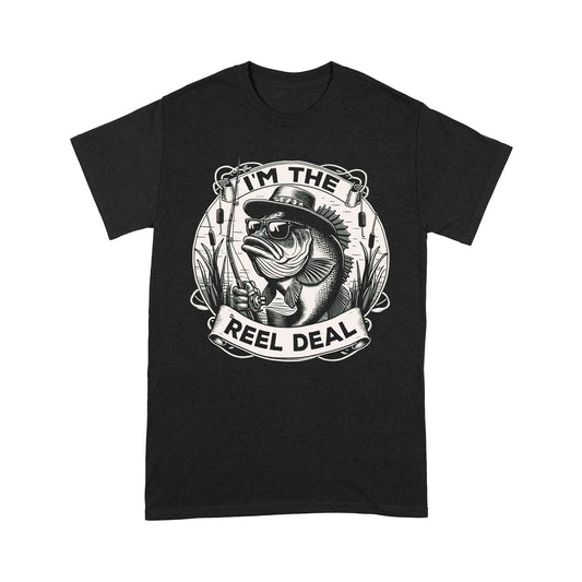 T-Shirt - I'm the reel deal gift for fisherman A54
