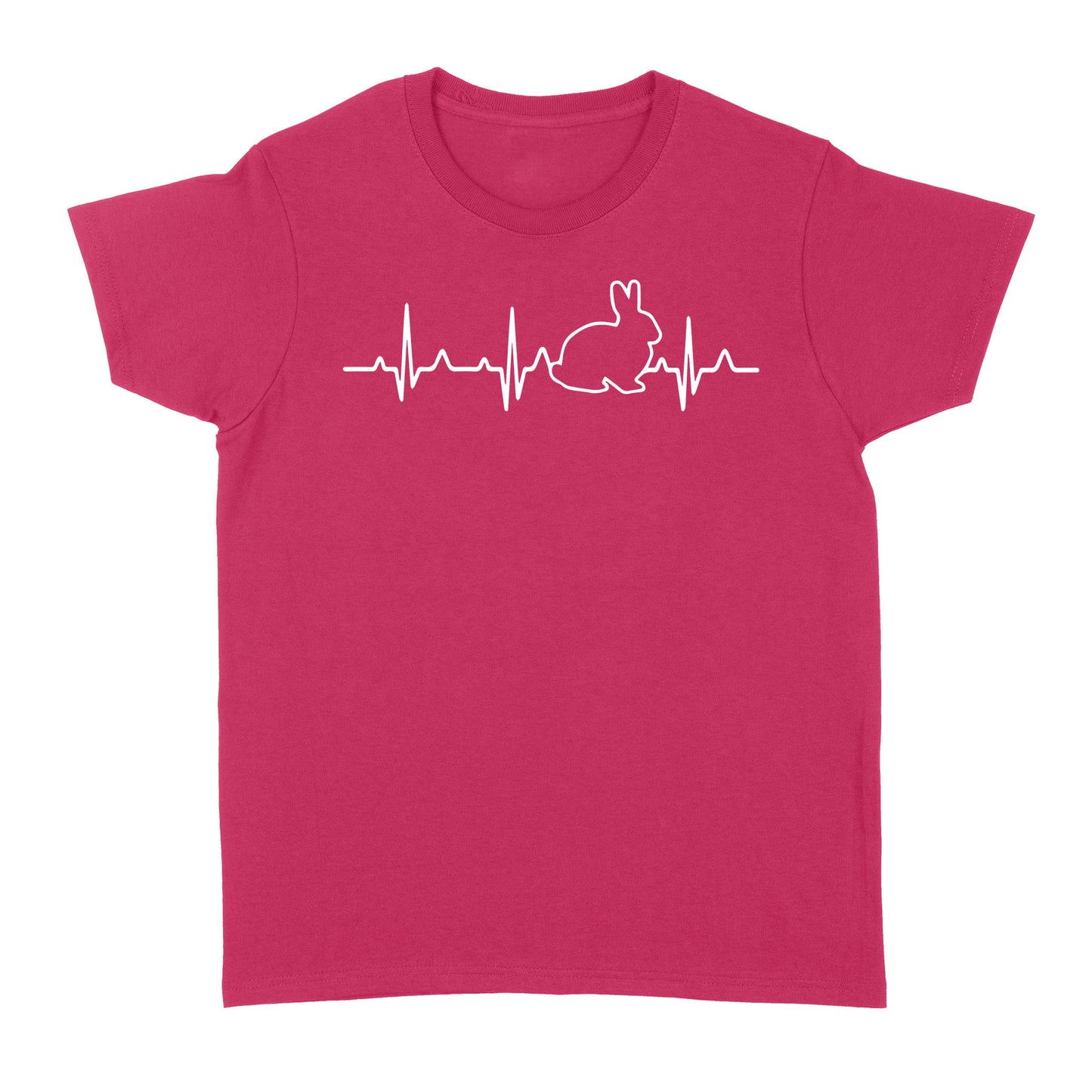 Rabbit Pulse Heartbeat Men Women's T-Shirt Bunny Shirt, Bunny Rabbit Shirt - FSD1378D03
