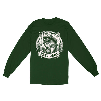 Long Sleeve - I'm the reel deal gift for fisherman A54