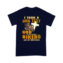 Load image into Gallery viewer, God Is Father Bikers Are Brother - Motorcycle Men T-shirt, Cool Biker Tee, Christian Rider| NMS40 A01