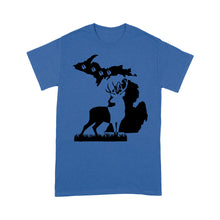 Load image into Gallery viewer, Michigan deer hunting shirt Men T-shirt - FSD1187