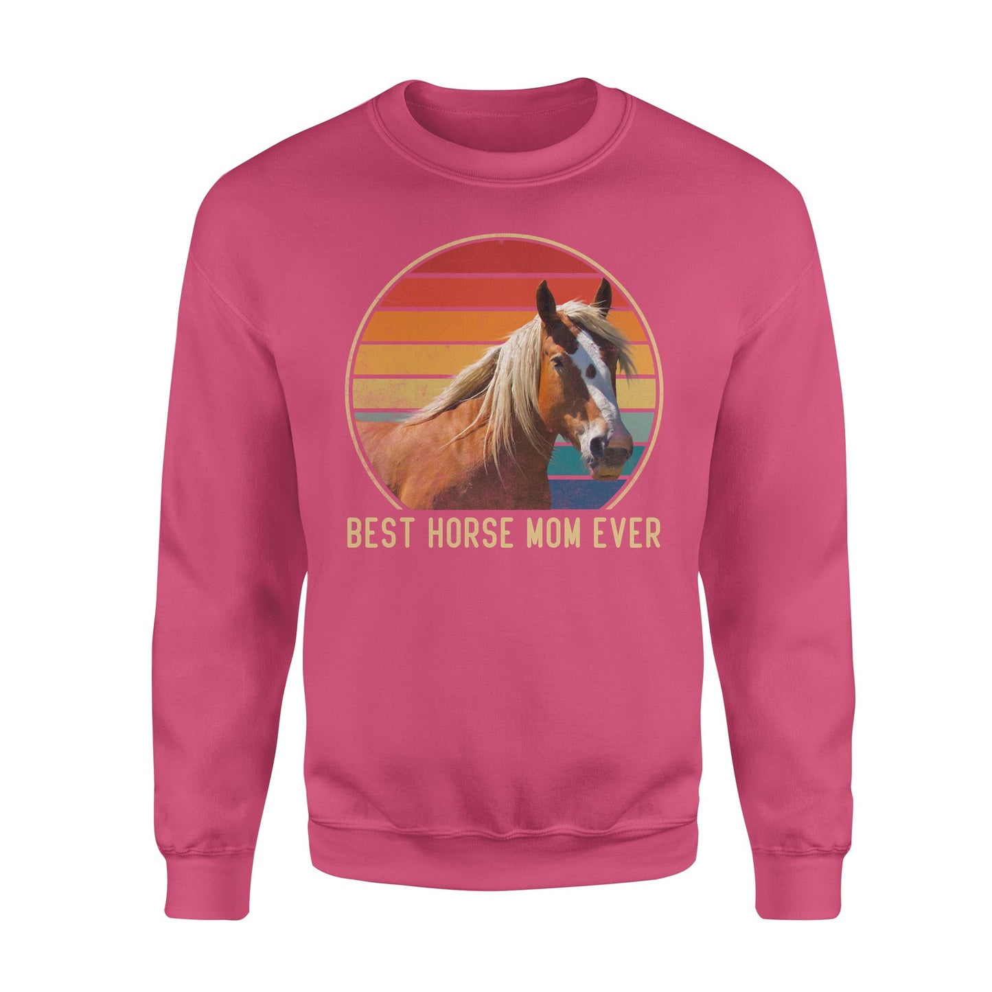 Custom photo best horse mom ever vintage personalized gift sweater