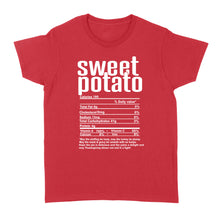 Load image into Gallery viewer, Sweet potato nutritional facts happy thanksgiving funny shirts - Standard Women's T-shirt
