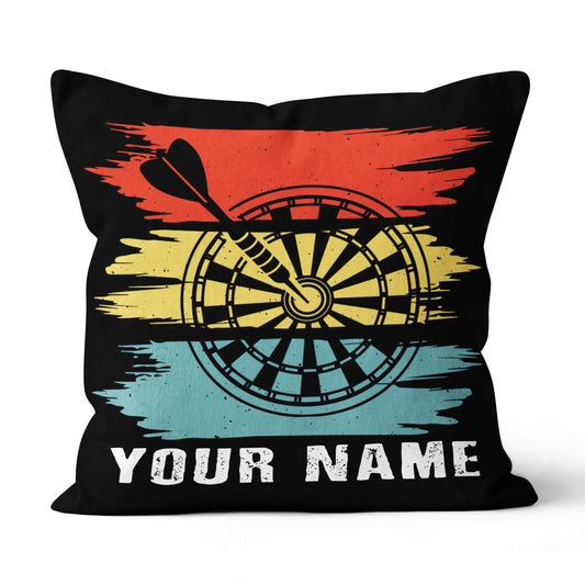 Colorful Retro Dartboard Pillow Personalized Darts Gifts For Dart Player LDT1100