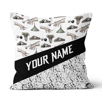 Custom Grunge Billiard Games Pillow Customized Pillow For Billiard Lover TDM0781