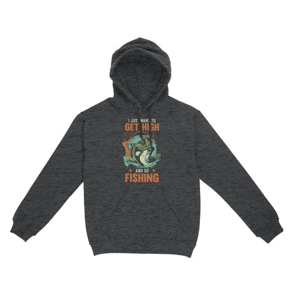 I just want to get high and go fishing D02 NQS2429 Standard Hoodie