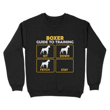 Load image into Gallery viewer, Boxer Standard Sweatshirt | Funny Guide to Training dog - FSD2408D08