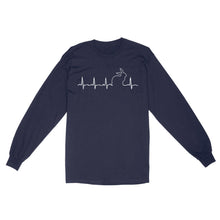 Load image into Gallery viewer, Men’s Rabbit hunting Shirt, Rabbit Pulse Heartbeat Long sleeve - FSD3787 D06