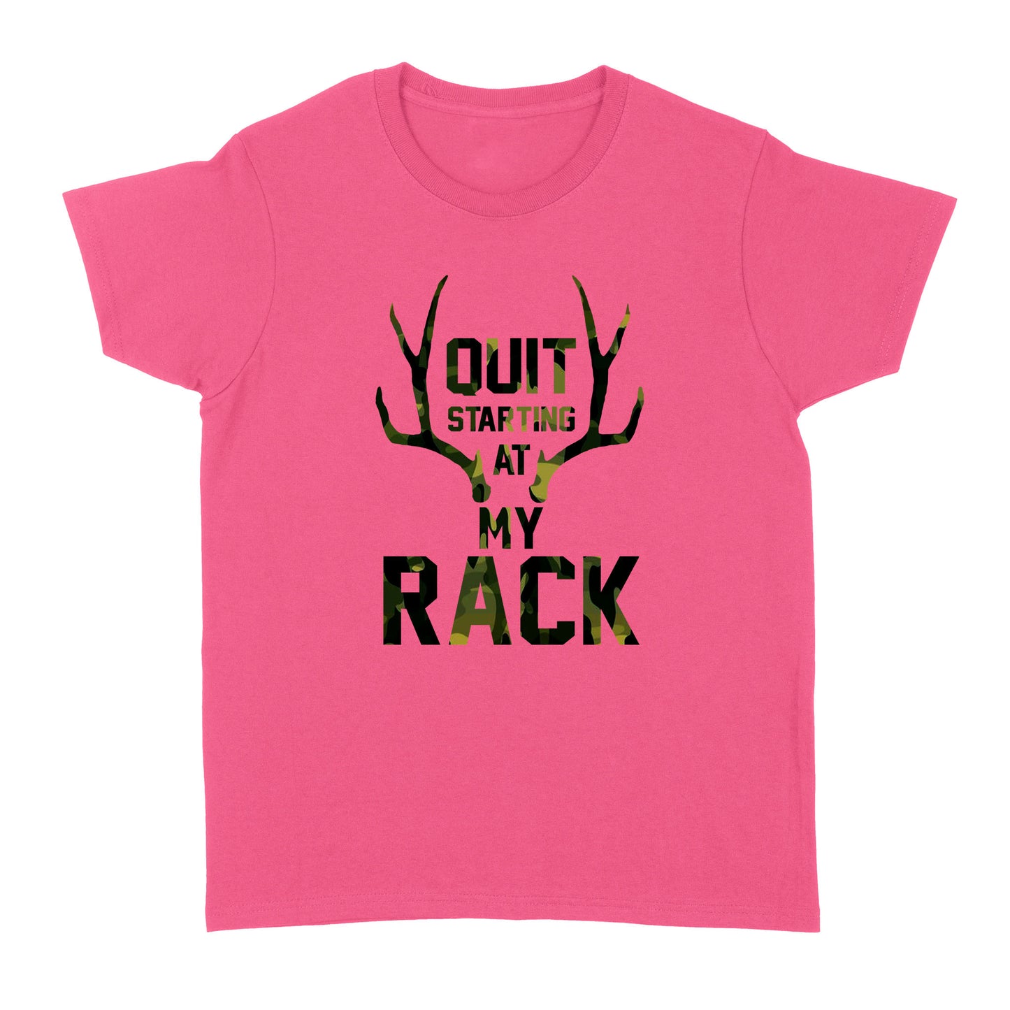 Quit starting at my rack - Standard Women's T-shirt