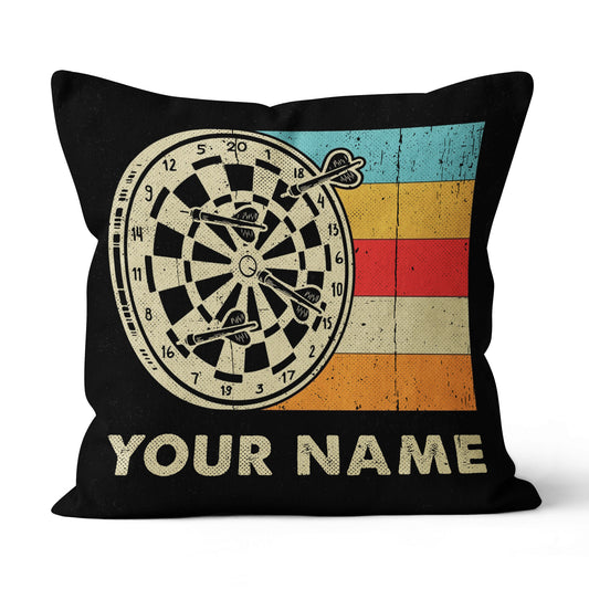 Colorful Retro Dartboard Pillow Personalized Darts Gifts For Dart Player LDT1103