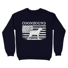 Load image into Gallery viewer, Coonhound Dog Shirt, Mens Coonhound Gift Coon Dog, Dog Lover, Hunting Dog Standard Sweatshirt FSD2344D01